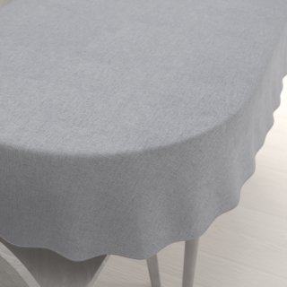 Dekorační oválný ubrus BKW-208 Šedé žíhaní - Biante.cz Dekorační oválný ubrus BKW-208 Šedé žíhaní - Biante.cz