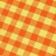 Bavlněná látka Olivia OL-006 Oranžovo-žlutá kostka malá - šířka 150 cm - detail 4 - Biante.cz
