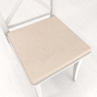 Štvorcový podsedák Elen PM-128 Prírodná režná - 38x38x3 cm - Biante.sk