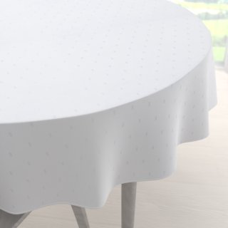 Teflonový kulatý ubrus TF-084 Obdélníčky na bílém - Biante.cz Teflonový kulatý ubrus TF-084 Obdélníčky na bílém - Biante.cz