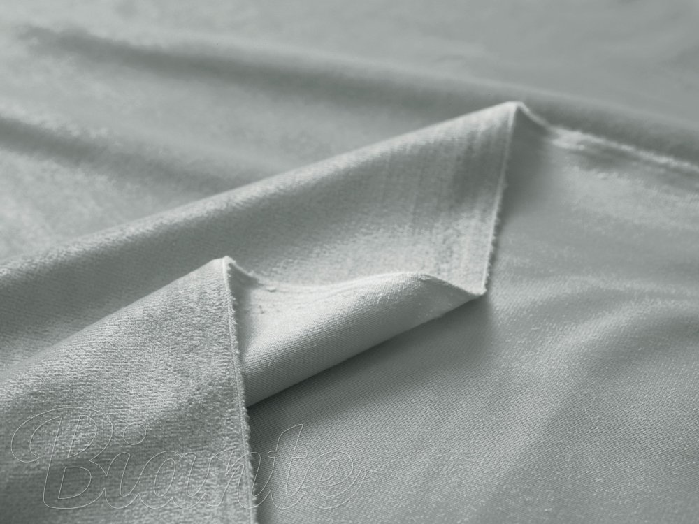 Dekorační látka Samet Velvet SV-029 Cementově šedá - šířka 150 cm - detail 5 - Biante.cz Dekorační látka Samet Velvet SV-029 Cementově šedá - šířka 150 cm - detail 5 - Biante.cz
