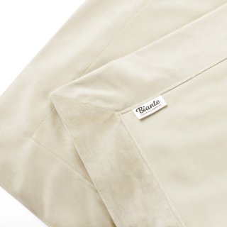 Sametový přehoz/běhoun na postel Velvet Premium SVP-003 Smetanový - detail 1 - Biante.cz Sametový přehoz/běhoun na postel Velvet Premium SVP-003 Smetanový - detail 1 - Biante.cz