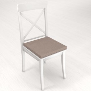 Čtvercový podsedák BKW-204 Šedohnědý žíhaný - 38x38x3 cm - detail 1 - Biante.cz