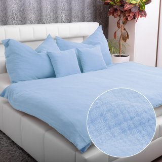 Mušelínové posteľné obliečky Nature MSN-039 Nebesky modré - Biante.sk Mušelínové posteľné obliečky Nature MSN-039 Nebesky modré - Biante.sk