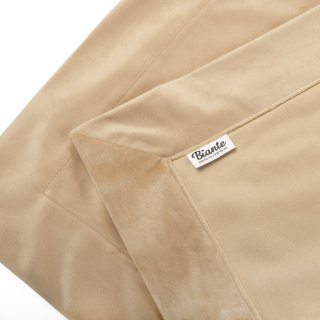 Sametový přehoz/běhoun na postel Velvet Premium SVP-006 Pískově béžový - detail 1 - Biante.cz
