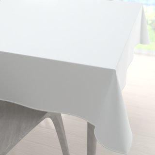 Velký teflonový čtvercový ubrus TF-027 Bílý bez vzoru - Biante.cz