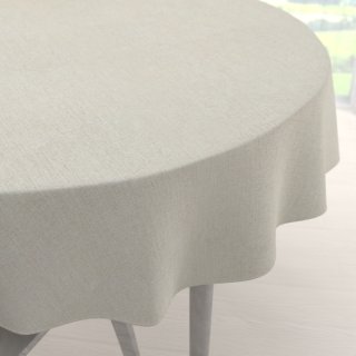 Dekorační kulatý ubrus BKW-207 Pískový žíhaný - Biante.cz