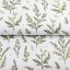 Bavlněná látka/plátno Sandra SA-718 Zelené natě bylinek na bílém - šířka 160 cm - detail 2 - Biante.cz