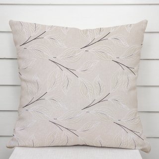 Dekoračná obliečka na vankúš Leona LN-164 Popínavé lístky na režnom - Biante.sk