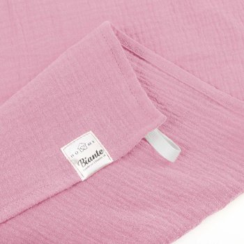 Mušelínová utěrka Nature MSN-040 Růžová - sada 3 ks - detail 1 - Biante.cz Mušelínová utěrka Nature MSN-040 Růžová - sada 3 ks - detail 1 - Biante.cz