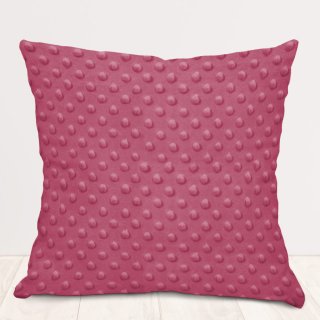 Detská obliečka na vankúš Minky TOP 3D bodky MKP-057 Ostružinová - Biante.sk Detská obliečka na vankúš Minky TOP 3D bodky MKP-057 Ostružinová - Biante.sk