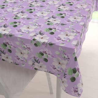 Dekorační obdélníkový ubrus PML-044 Květy magnolie na fialovém - Biante.cz Dekorační obdélníkový ubrus PML-044 Květy magnolie na fialovém - Biante.cz