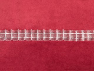 Řasící stuha RS-010 vlnky - šířka 2,5 cm - řasení 1:2 - Biante.cz