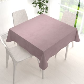 Sametový čtvercový ubrus Velvet Premium SVP-031 Tmavě starorůžový - detail 1 - Biante.cz Sametový čtvercový ubrus Velvet Premium SVP-031 Tmavě starorůžový - detail 1 - Biante.cz