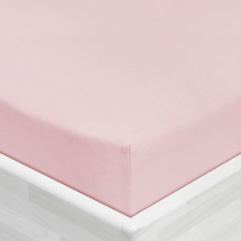 Dětské jersey napínací prostěradlo do postýlky JR-032 Pudrově růžová - detail 1 - Biante.cz Dětské jersey napínací prostěradlo do postýlky JR-032 Pudrově růžová - detail 1 - Biante.cz