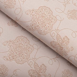 Teflónová látka na obrusy TF-129 Hnedé kvetované ornamenty na sivobéžovom - šírka 180 cm - Biante.sk Teflónová látka na obrusy TF-129 Hnedé kvetované ornamenty na sivobéžovom - šírka 180 cm - Biante.sk