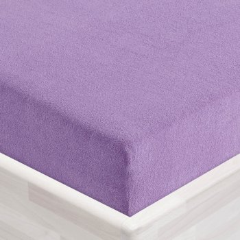 Froté napínací prostěradlo FR-012 Levandulové - Biante.cz Froté napínací prostěradlo FR-012 Levandulové - Biante.cz