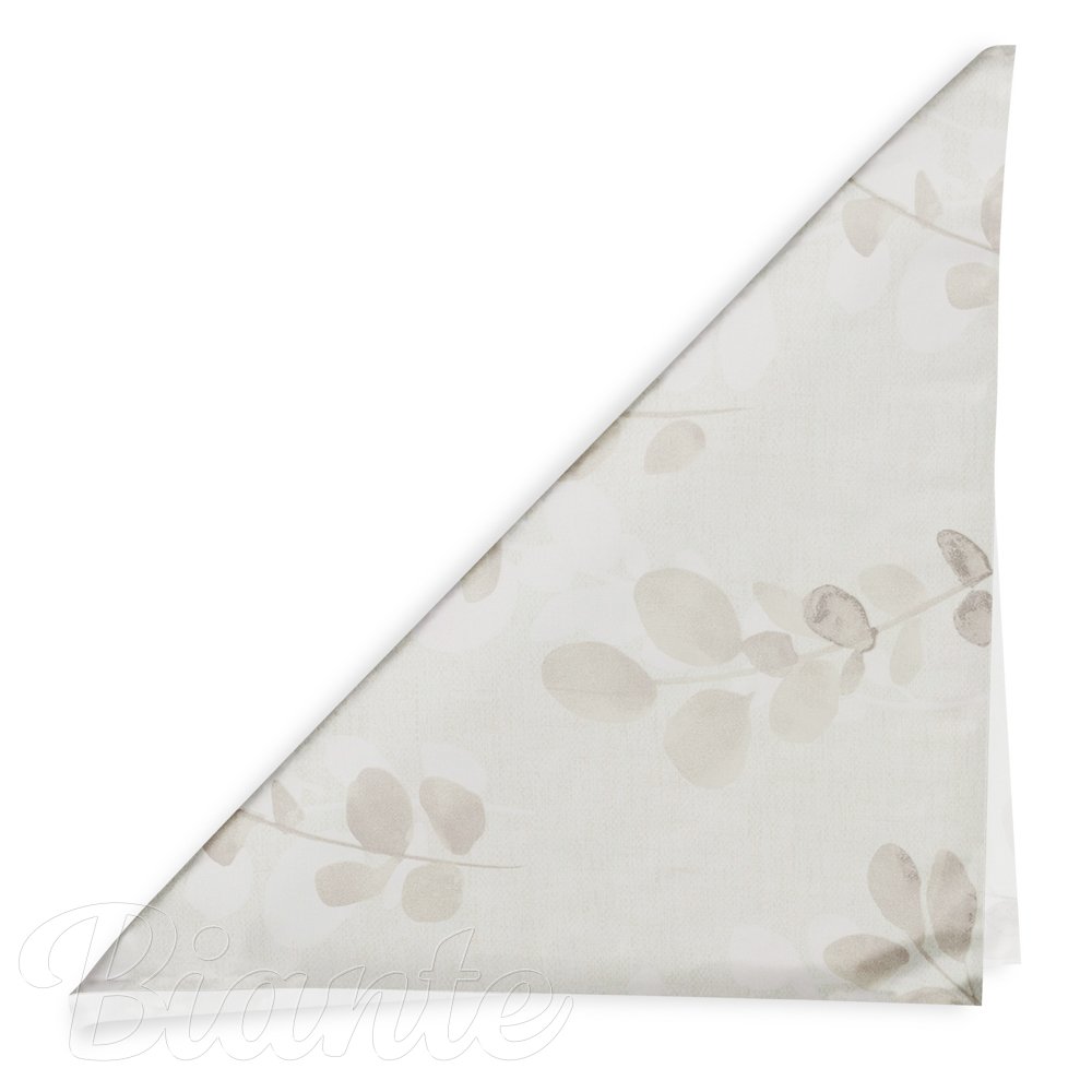 Bavlněný šátek Sandra SA-681 Eukalyptové listy na světlém pastelově zeleném - detail 1 - Biante.cz