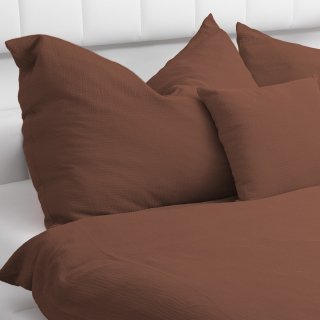 Dětské mušelínové povlečení do postýlky Nature MSN-075 Hnědé - detail 1 - Biante.cz