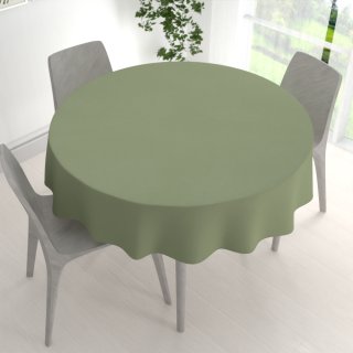 Dekorační kulatý ubrus BKU-118 Šedozelený - detail 1 - Biante.cz