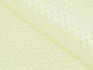 Dětská látka Minky 3D puntíky MKP-043 Pastelově žlutozelená - šířka 150 cm - Biante.cz Dětská látka Minky 3D puntíky MKP-043 Pastelově žlutozelená - šířka 150 cm - Biante.cz