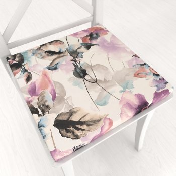Sametový čtvercový podsedák Tamara TMR-050 Abstraktní fialové květiny na smetanovém - 38x38x3 cm - Biante.cz Sametový čtvercový podsedák Tamara TMR-050 Abstraktní fialové květiny na smetanovém - 38x38x3 cm - Biante.cz