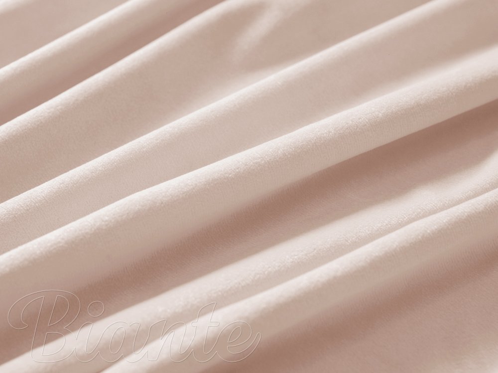 Sametová látka Velvet Premium SVP-020 Béžová - šířka 145 cm a 280 cm - detail 4 - Biante.cz Sametová látka Velvet Premium SVP-020 Béžová - šířka 145 cm a 280 cm - detail 4 - Biante.cz