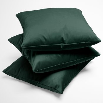 Zamatová obliečka na vankúš Velvet Prémium SVP-044 Lesná zelená - detail 1 - Biante.sk Zamatová obliečka na vankúš Velvet Prémium SVP-044 Lesná zelená - detail 1 - Biante.sk