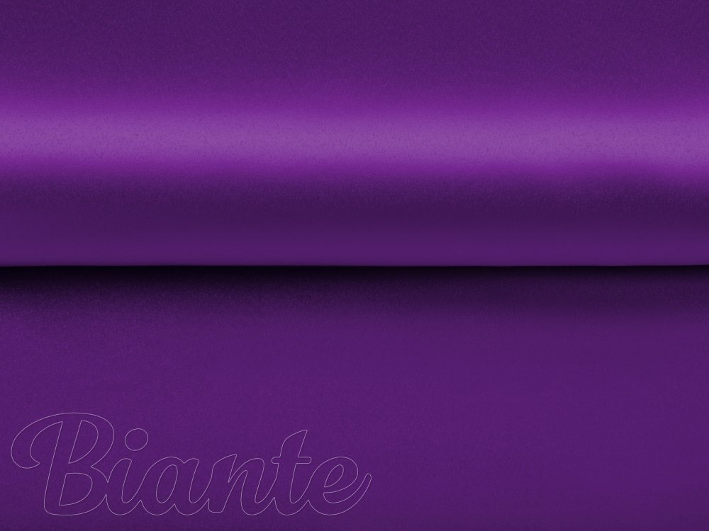 Látka polyesterový satén LUX-044 Zářivě fialová - šířka 150 cm - detail 4 - Biante.cz