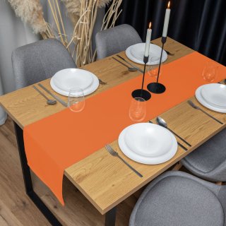 Dekoračný behúň na stôl Rongo RG-035 Oranžový - detail 1 - Biante.sk Dekoračný behúň na stôl Rongo RG-035 Oranžový - detail 1 - Biante.sk