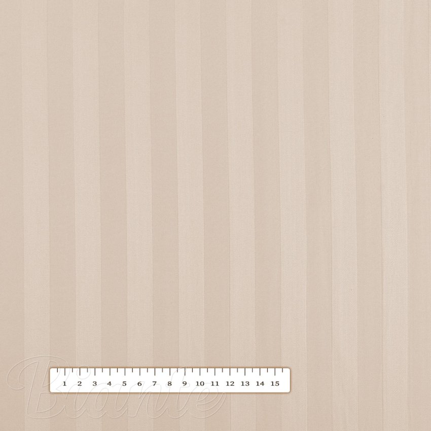 Damašek Atlas Gradl béžový - proužky 2 cm DM-018 - metráž šířka 150 cm - detail 2 - Biante.cz