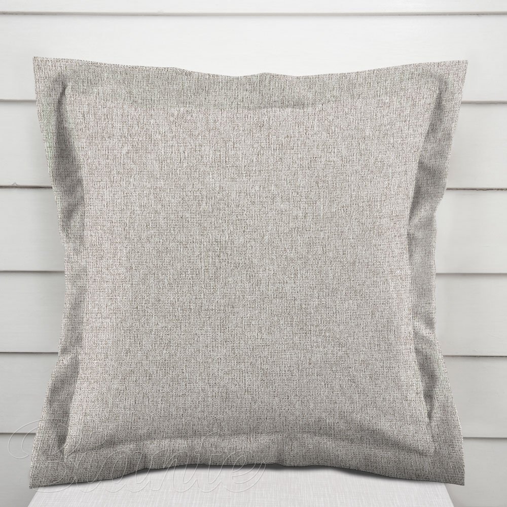 Dekorační povlak na polštář s lemem BKT-552 Přírodní režná - Biante.cz