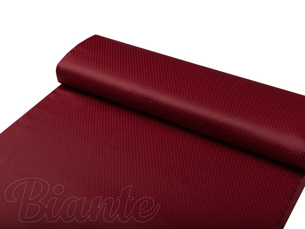 Dekorační látka PM-002 Drobné nopky - vínově červená - šířka 160 cm - detail 2 - Biante.cz
