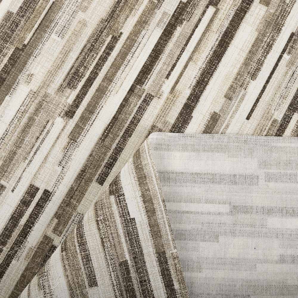 Dekorační látka Leona LN-176 Hnědo-béžové proužky - šířka 140 cm a 280 cm - detail 4 - Biante.cz