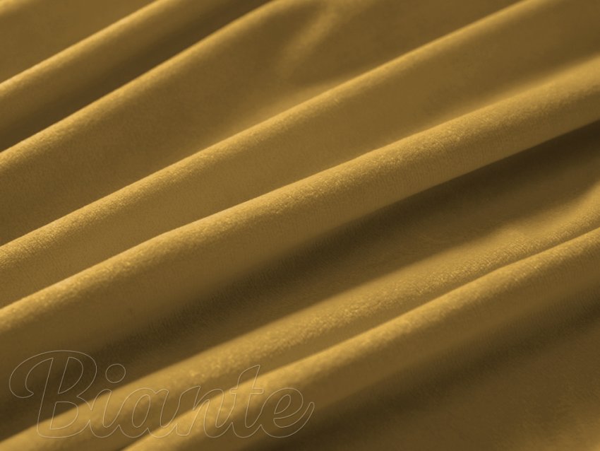 Dekorační látka Samet Velvet SV-009 Okrová - šířka 150 cm - detail 4 - Biante.cz