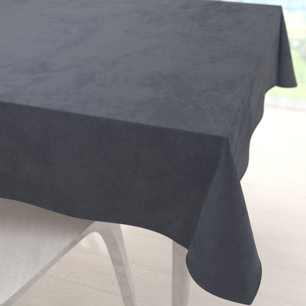 Sametový čtvercový ubrus Velvet Premium SVP-004 Antracitově šedý - Biante.cz