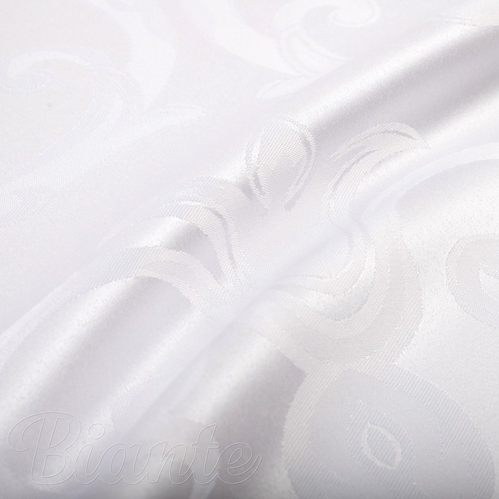 Dekorační látka Monako PM-125 Velký zámecký vzor bílý - šířka 320 cm - detail 2 - Biante.cz