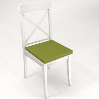 Štvorcový podsedák Rongo RG-095 Olivovo zelený - 38x38x3 cm - detail 1 - Biante.sk