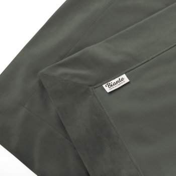 Zamatový prehoz/behúň na posteľ Velvet Prémium SVP-021 Tmavo sivozelený - detail 1 - Biante.sk Zamatový prehoz/behúň na posteľ Velvet Prémium SVP-021 Tmavo sivozelený - detail 1 - Biante.sk