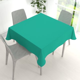 Dekorační čtvercový ubrus Rongo RG-091 Tyrkysově zelený - detail 1 - Biante.cz