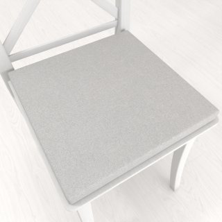 Čtvercový podsedák BKR-501 Světle šedý - 38x38x3 cm - Biante.cz