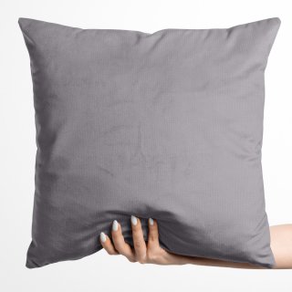 Zamatová obliečka na vankúš Velvet Brick SVB-205 Sivá - Biante.sk Zamatová obliečka na vankúš Velvet Brick SVB-205 Sivá - Biante.sk