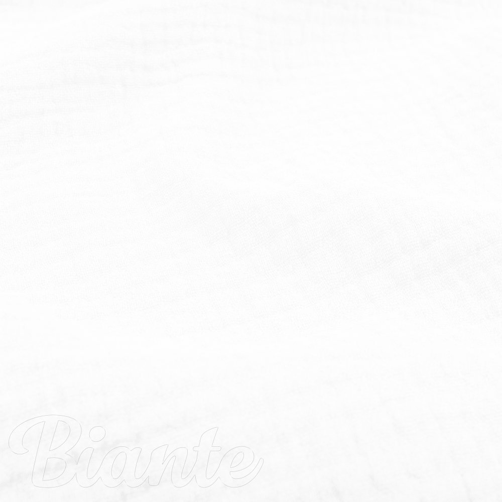 Mušelín dvojitá gázovina MSN-079 Snehově bílá - metráž šířka 140 cm - detail 1 - Biante.cz