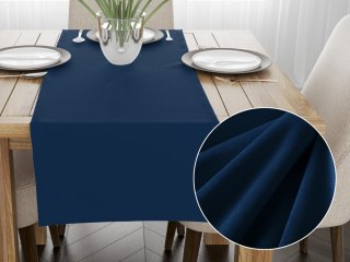 Sametový běhoun na stůl Velvet Premium SVP-029 Námořnická modrá - Biante.cz Sametový běhoun na stůl Velvet Premium SVP-029 Námořnická modrá - Biante.cz
