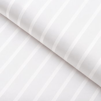 Damaškové ložní povlečení DM-002 Bílé - proužky 6 a 24 mm