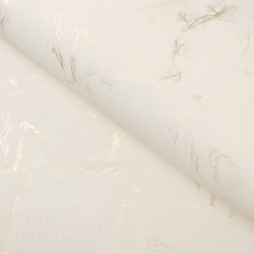 Sametová látka Isabela IBL-017 Zlatý/kouřový mramor na smetanovém - šířka 280 cm - detail 4 - Biante.cz