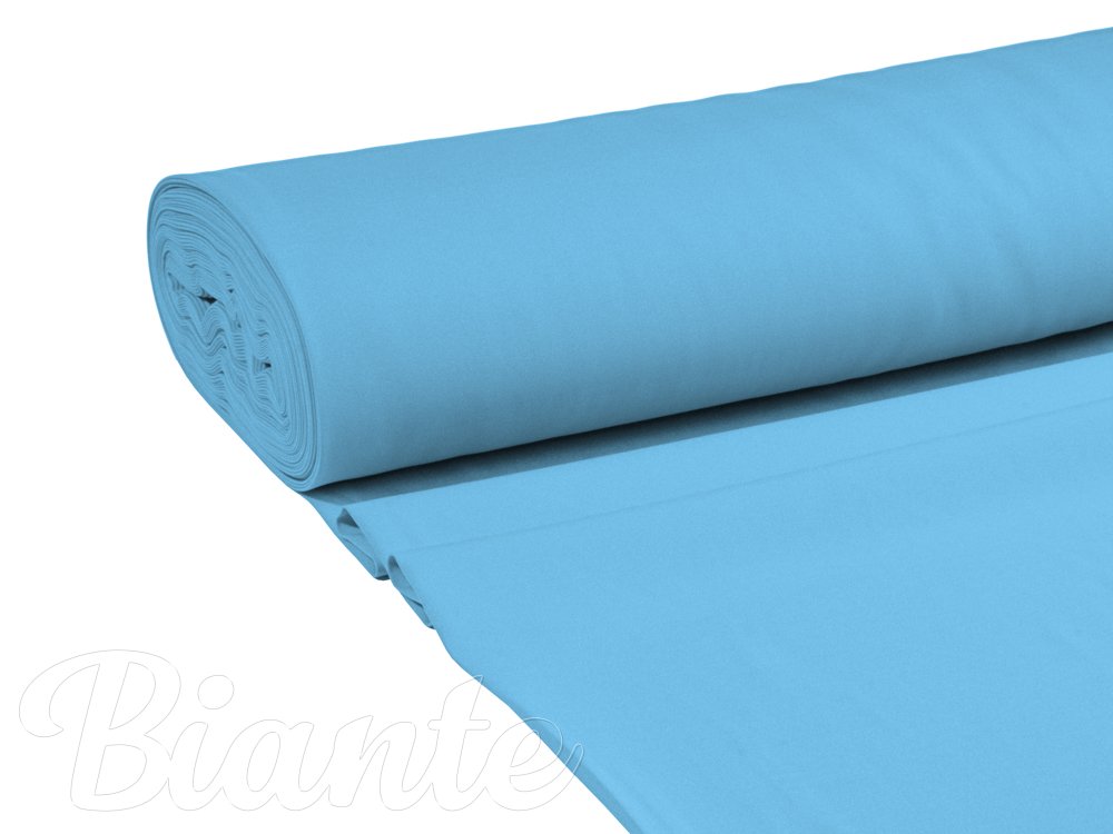 Dekorační jednobarevná látka Rongo RG-065 Světle modrá - šířka 150 cm - detail 1 - Biante.cz