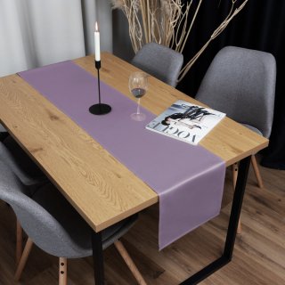 Saténový běhoun na stůl polyesterový Satén LUX-043 Fialová lila - detail 1 - Biante.cz Saténový běhoun na stůl polyesterový Satén LUX-043 Fialová lila - detail 1 - Biante.cz