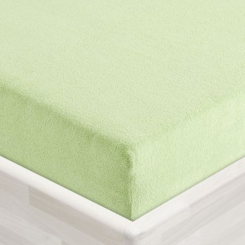 Froté napínací prostěradlo FR-018 Pastelově zelené - Biante.cz Froté napínací prostěradlo FR-018 Pastelově zelené - Biante.cz