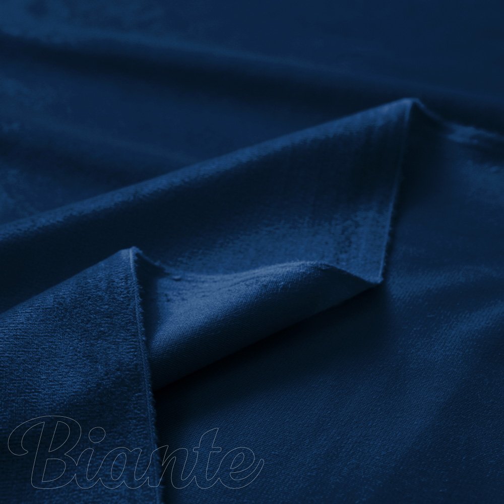 Zamatová látka Velvet Prémium SVP-029 Námornícka modrá - šírka 145 cm a 280 cm - detail 5 - Biante.sk
